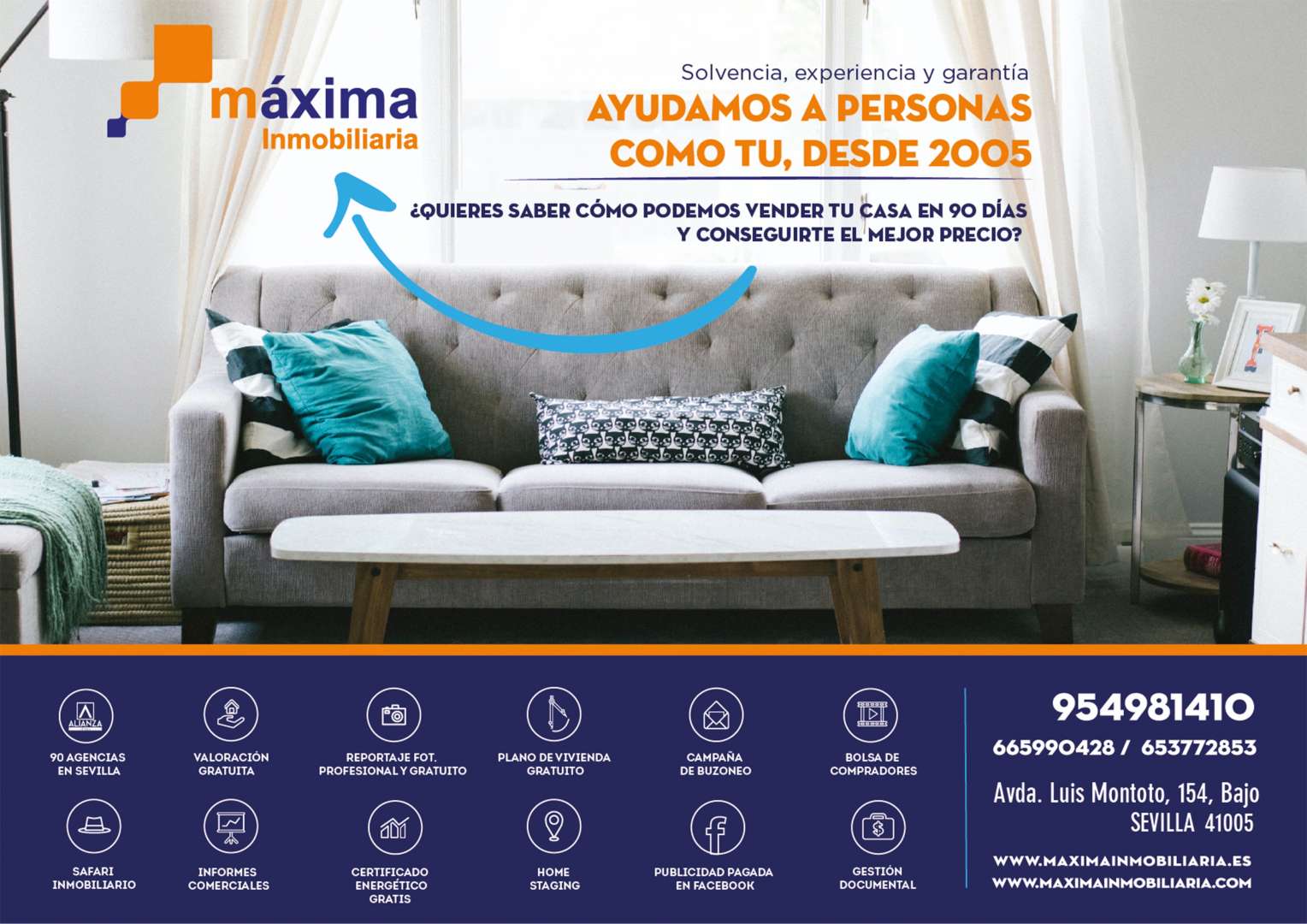 Servicios Máxima Inmobiliaria Sevilla - Expertos en Nervión desde 2005